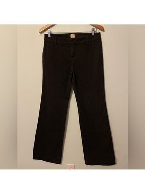 Ecru Dark Gray Straight Leg Pants Size 32